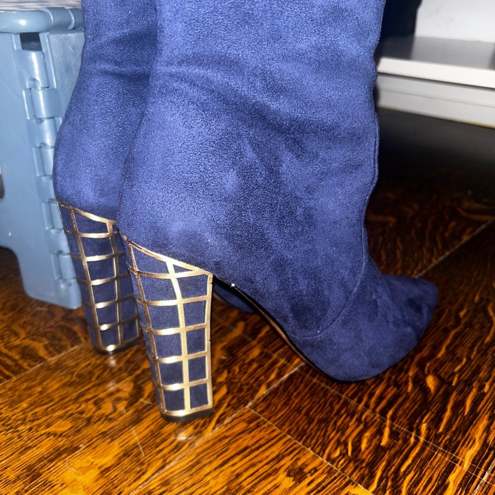 Brian Atwood size 10 brand new in box with dust bag thigh-high boots